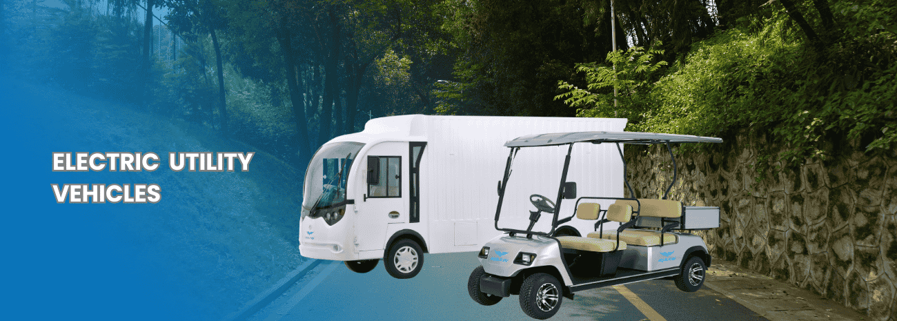 What are electric Utility vehicles? Where are they used? 