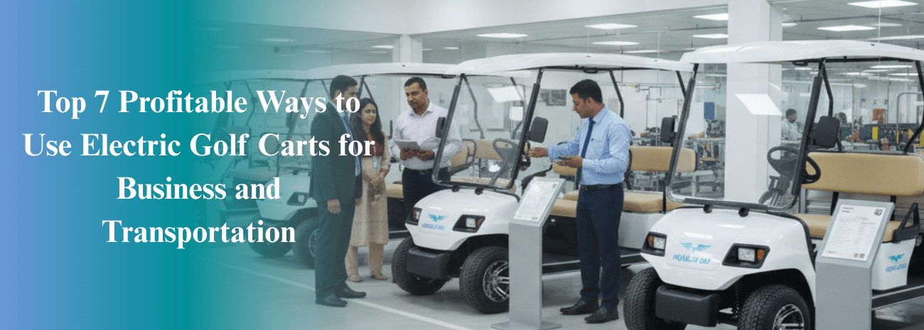 Top 7 Profitable Ways to Use Electric Golf Carts for Business and Transportation